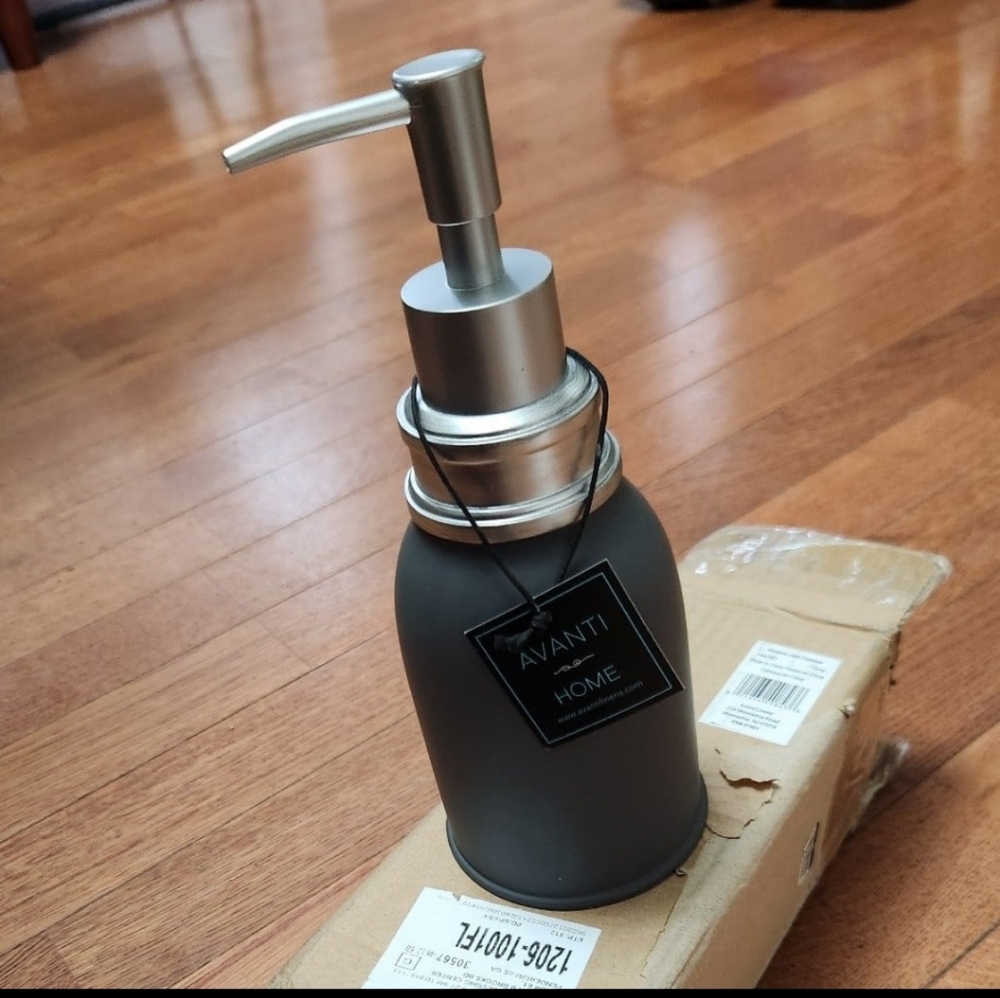 Avanti Home Gray Soap Dispenser